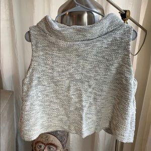 Eileen Fisher boxy cropped top small